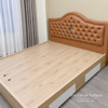 Giường Gỗ Bọc Nệm Đầu Giường