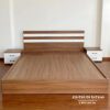 Hình ảnh thực tế chiếc giường gỗ công nghiệp 2mx2m2