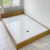 Hình ảnh thực tế chiếc giường bệt kiểu Hàn Quốc, gỗ mdf
