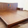 Chiếc giường gỗ sồi Nga phân khúc cao cấp, kích thước 2mx2m2