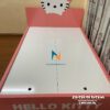 Chiếc giường ngủ hello kitty màu hồng pha trắng dành cho bé gái với điểm nhấn là chú mèo thắt nơ rất xinh