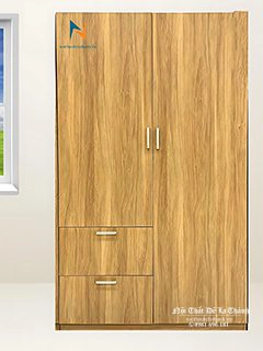 Hình Ảnh Tủ 2 Ngăn Kéo Gỗ Công Nghiệp