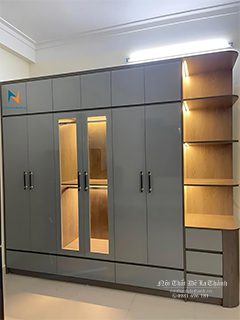 Tủ gỗ đựng quần áo