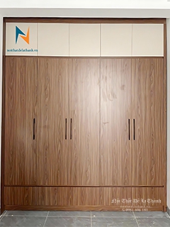 Tủ quần áo âm tường gỗ công nghiệp