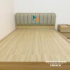 Chiếc giường bay gỗ công nghiệp, màu gỗ màu 388