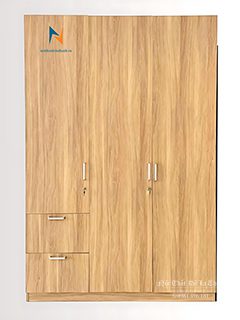 Tủ gỗ ép 3 cánh