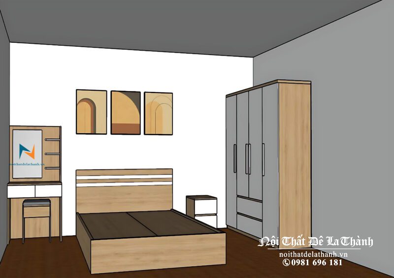 Bộ Giường Tủ Giá Rẻ 1m6