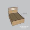 Bản thiết kế giường 1m6x2m, gỗ công nghiệp giá rẻ