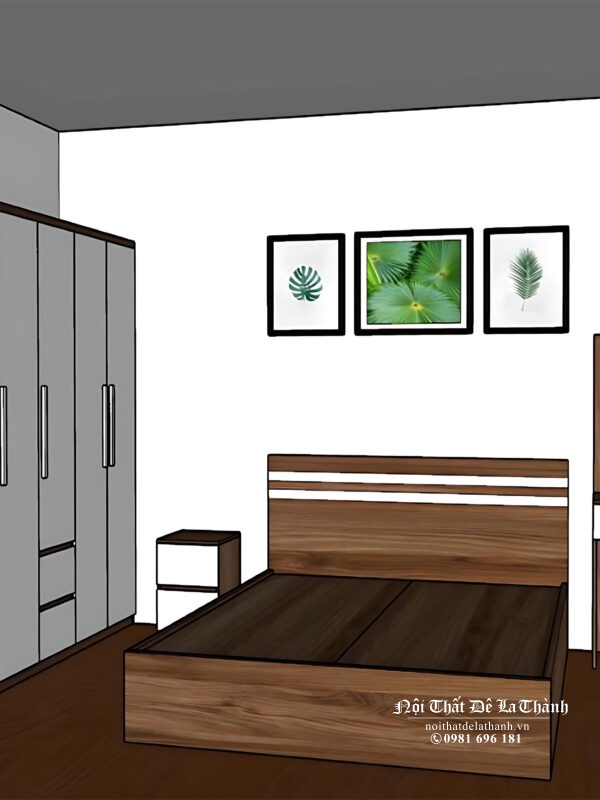 Bộ giường tủ phòng ngủ giá rẻ