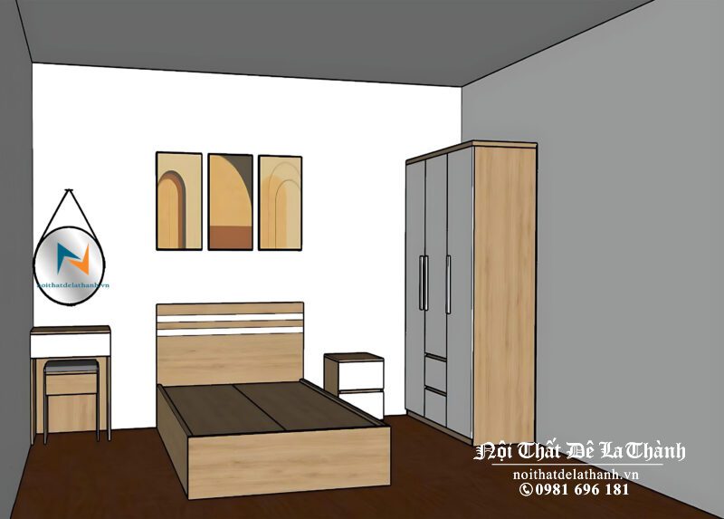 Combo Giường Tủ Bàn Trang Điểm Giá Rẻ