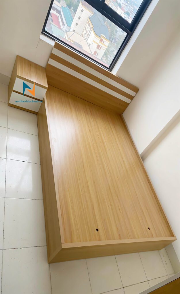 Hình ảnh thực tế chiếc giường giá rẻ 1m2