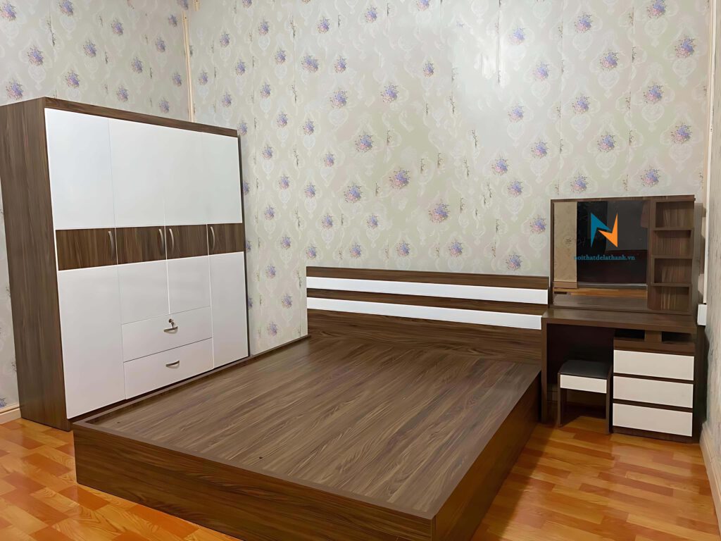 Ảnh thực tế bộ nội thất phòng ngủ giá rẻ