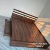 Chiếc giường gỗ công nghiệp hiện đại 1m8x2m, phân khúc giá rẻ, có 2 ngăn kéo tiện dụng