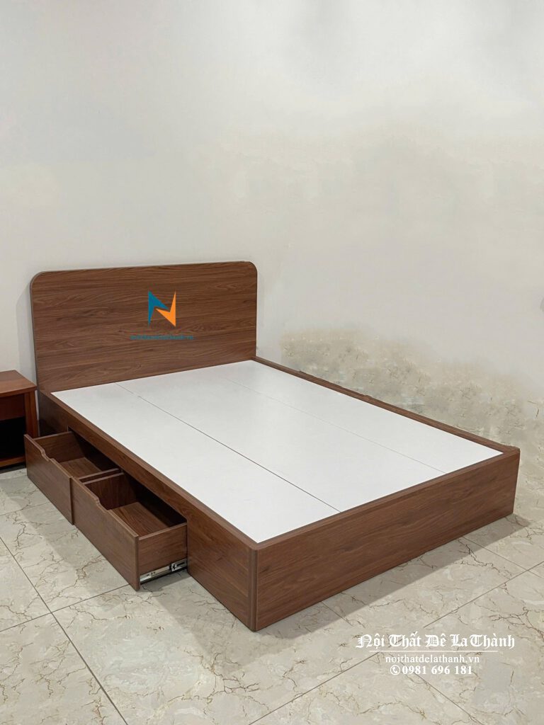 Giường Ngủ 1m2 x 2m Giá Rẻ