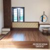 Bộ giường tủ đẹp giá rẻ màu óc chó