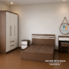 Combo giường tủ giá rẻ thiết kế chuyên cho chung cư mini và phòng cho thuê trọ với kích thước nhỏ cho 1 người dùng
