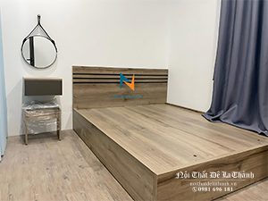 Ảnh thực tế bộ giường tủ gỗ giá rẻ