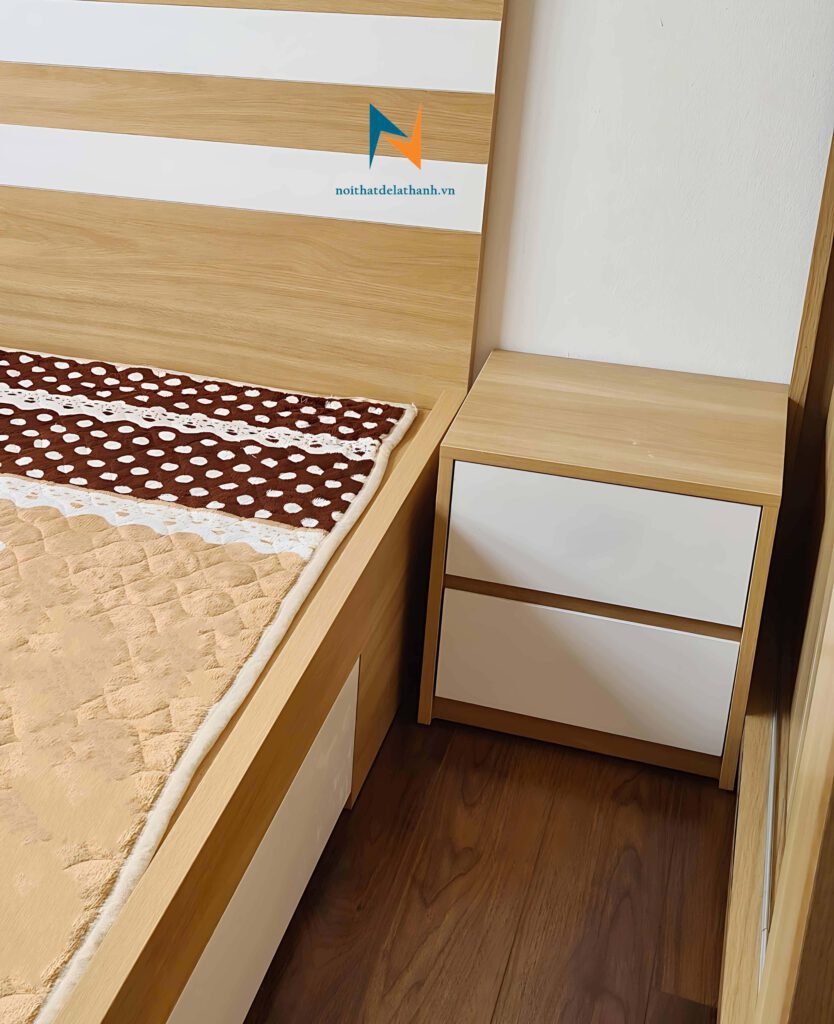Táp đầu giường hiện đại màu 388 pha màu trắng