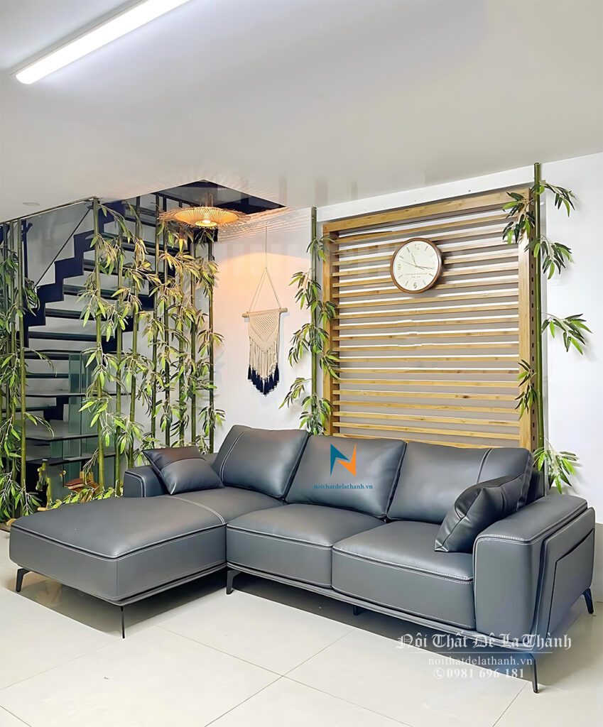 Sofa Đê La Thành - thương hiệu uy tín của Xưởng mộc Huy Khang, được cư dân thủ đô tin dùng nhiều năm qua