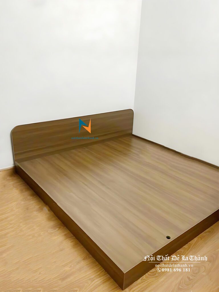 Chiếc giường bệt giá rẻ dành cho sinh viên, kích thước 1m6x2m, gỗ công nghiệp hiện đại