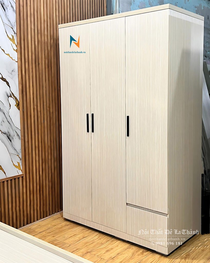 Thiết kế chiếc tủ 1m2x2m, gồm 2 buồng, 2 cánh, 1 ngăn kéo