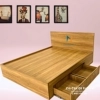 Hình Ảnh Giường 1m6x2m Giá Rẻ Gỗ MDF 2 Ngăn Kéo