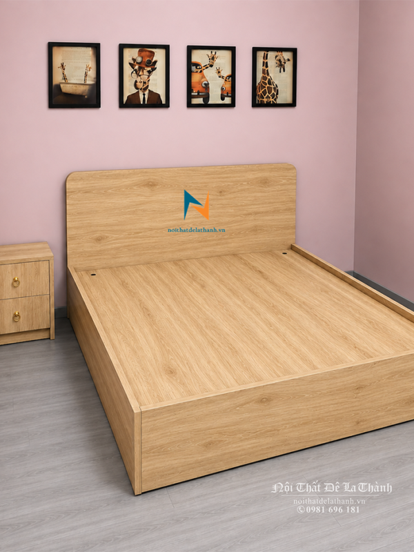 Nội Thất Đê La Thành cung cấp nhiều mẫu giường gỗ công nghiệp rẻ đẹp