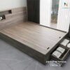 Giường hộp 1m6x2m giá rẻ với lựa chọn có thêm 2 ngăn kéo
