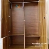 Thiết kế bên trong tủ áo 2 cánh, có 2 đợt, 2 suốt treo, 2 buồng và 2 cánh