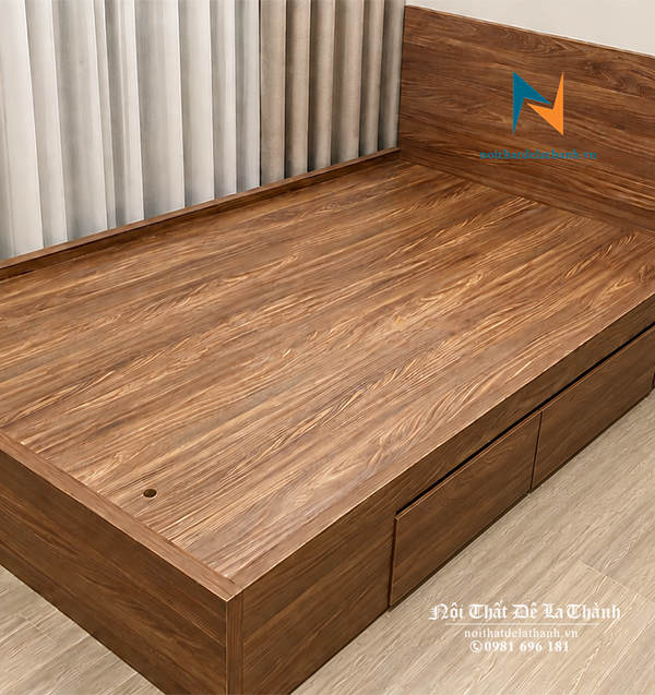 Chiếc giường đơn giá rẻ màu 6089 dành cho một người nằm ngủ
