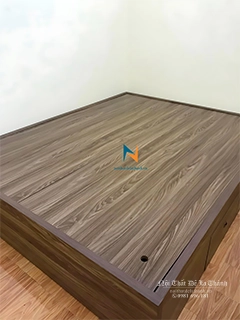 Hình Ảnh Giường Không Đầu Giá Rẻ Có Ngăn Kéo 1m6x2m