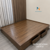 Giường Không Đầu Giá Rẻ Có Ngăn Kéo 1m6x2m