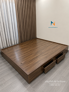 Giường Không Đầu Giá Rẻ Có Ngăn Kéo 1m6x2m