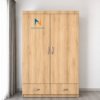 Chiếc tủ quần áo 1mx2m phân khúc giá rẻ, chất liệu gỗ công nghiệp mdf, màu 388, thiết kế 2 cánh mở, bên trên là suốt treo, bên dưới có 2 ngăn kéo