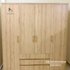 Chiếc tủ 4 cánh gỗ công nghiệp giá rẻ, màu 388, thiết kế theo phong cách hiện đại, chuyên dụng cho chung cư mini, phòng trọ, phòng sinh viên
