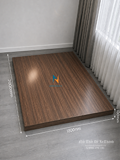 Phản Giường Hộp Gỗ Công Nghiệp 1m8x2m