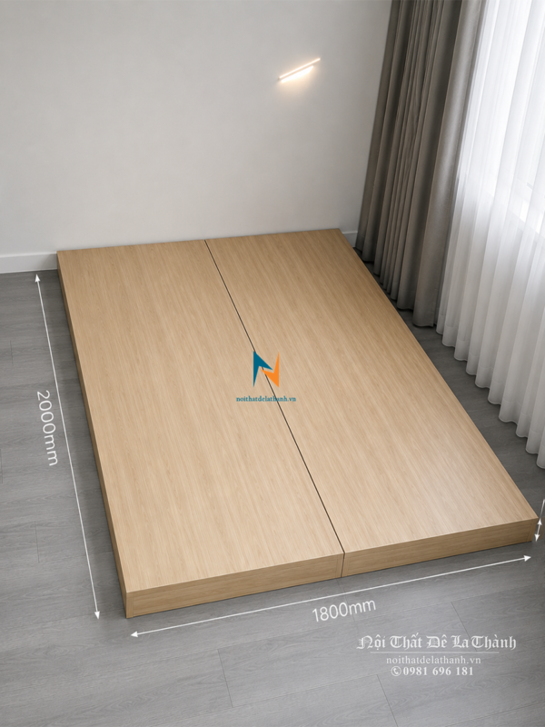 Mua phản hộp vân gỗ sáng, mã 388, tại Nội Thất Đê La Thành, Hà Nội