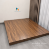 Phản hộp gỗ công nghiệp mdf, kích thước 1m6x2mx10cm, màu óc chó, chuyên dụng cho sinh viên, phòng trọ