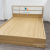 Giường gỗ MDF phủ Melamine màu 388 phối trắng, kích thước 1m8x2m với thiết kế đầu cao 4 mảnh rất đẹp